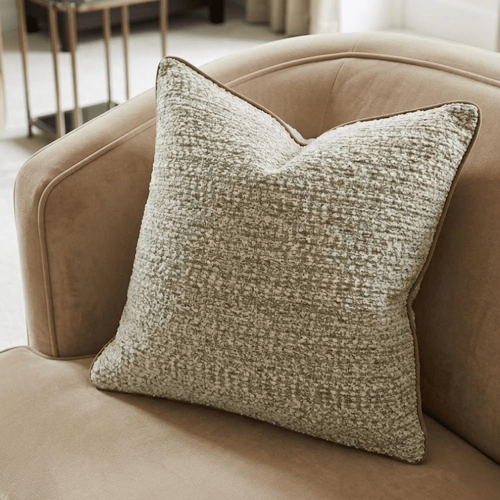 Amaya Natural Textured Cushion - 56x56cm Textiles 