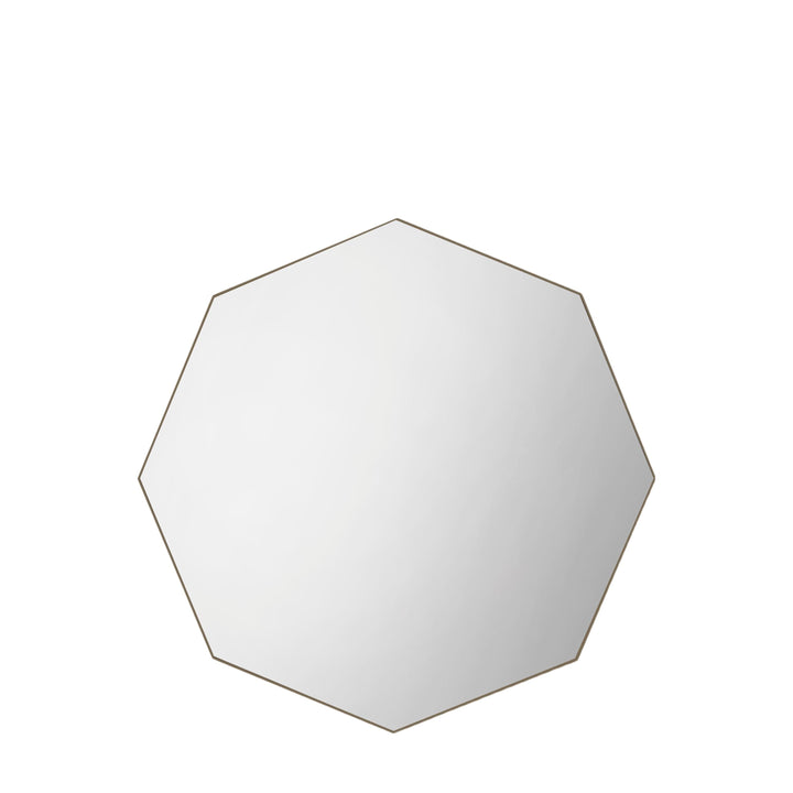 Antonia Octagonal Champagne Gold Framed Wall Mirror Accessories 