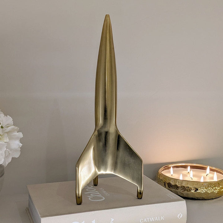 Aphrodite Gold Decorative Rocket Ornament Accessories 