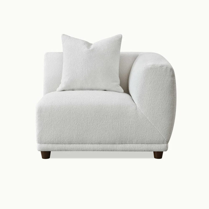 Arlo Polar Boucle Modular Sofa Range Sofa 