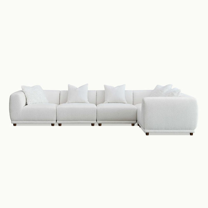 Arlo Polar Boucle Modular Sofa Range Sofa Modular Corner Sofa 