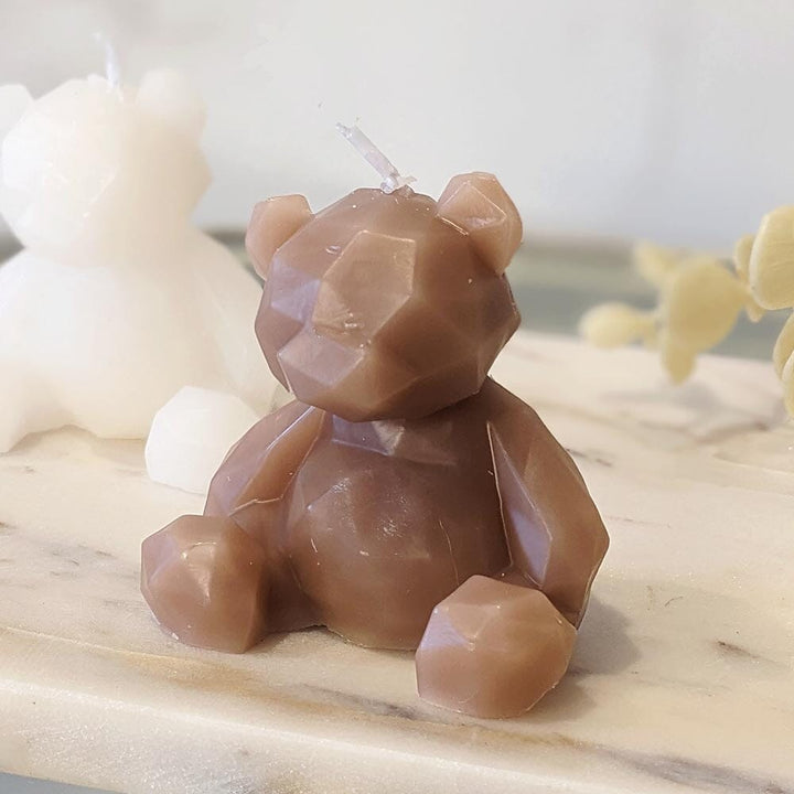 Arya Brown Mini Bear Shaped Candle Fragrance 