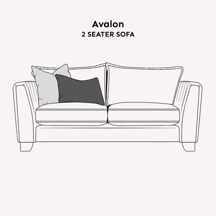 Avalon Neutral Velvet Sofa Range with Monochrome Accents – Rowen Homes