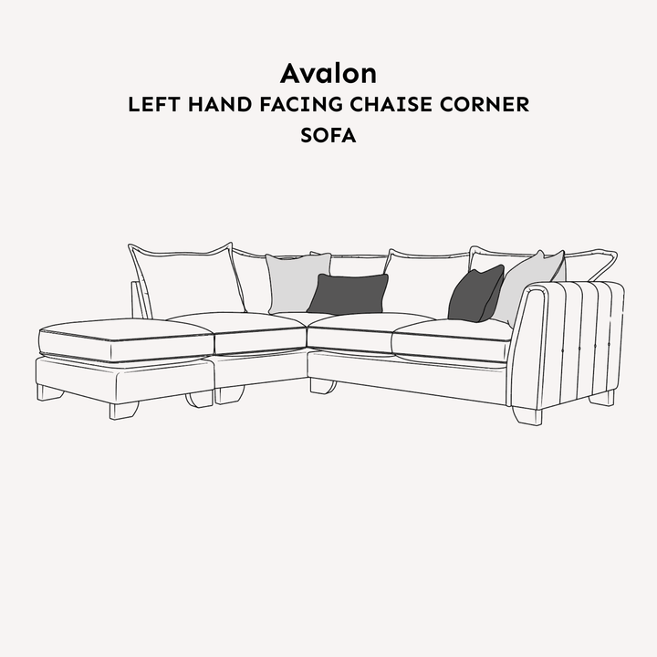 Avalon Neutral Velvet Sofa Range with Monochrome Accents – Rowen Homes