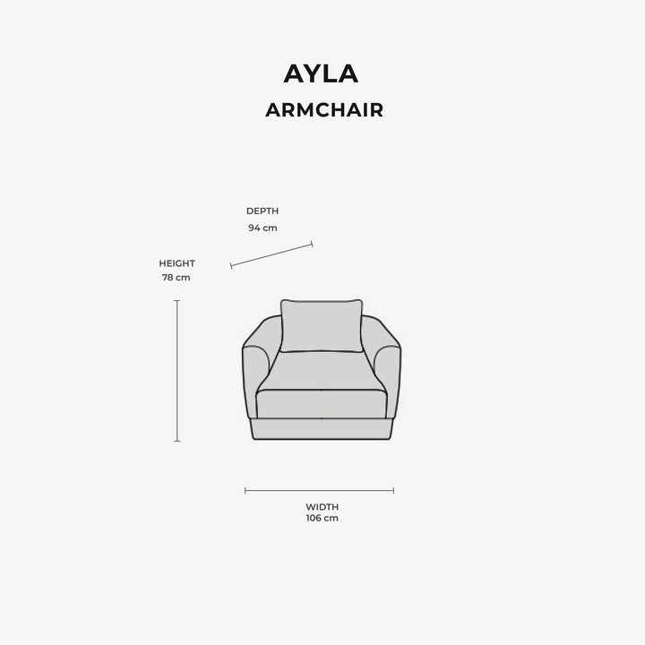 Ayla Cream Velvet Curved Footstool Made to Order Sofa 