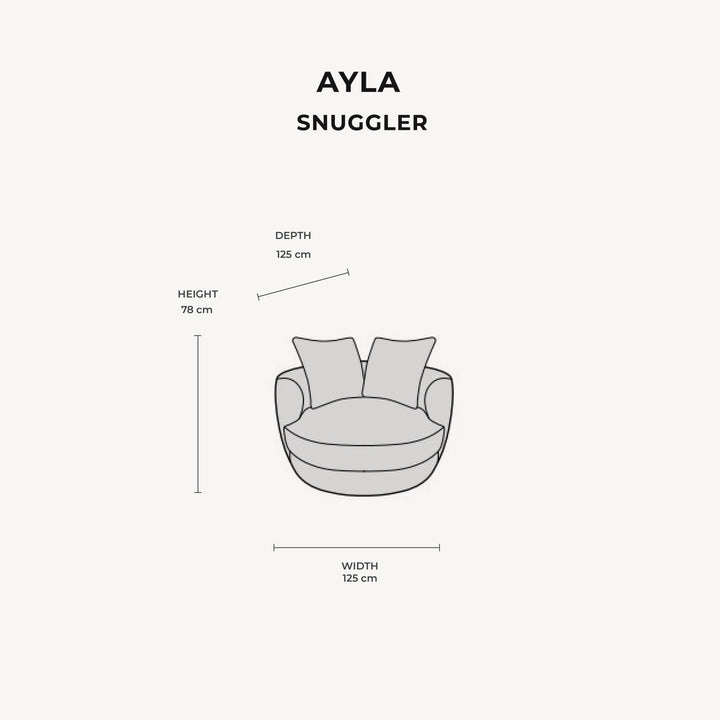 Ayla Cream Velvet Curved Footstool Made to Order Sofa 