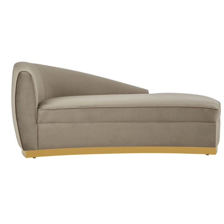Azalea Warm Grey Left Arm Chaise Longue Sofa 