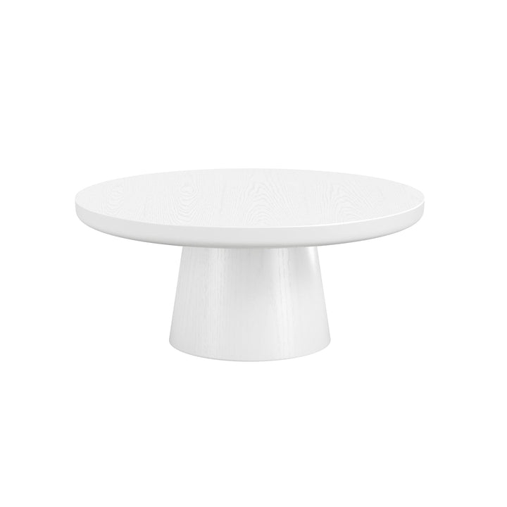 Azure White Round Coffee Table Furniture 