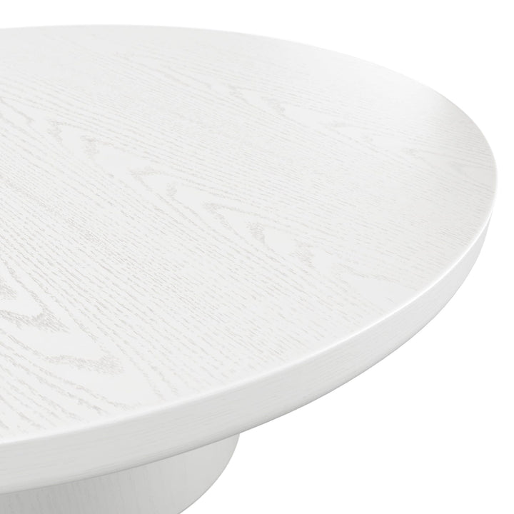 Azure White Round Coffee Table Furniture 