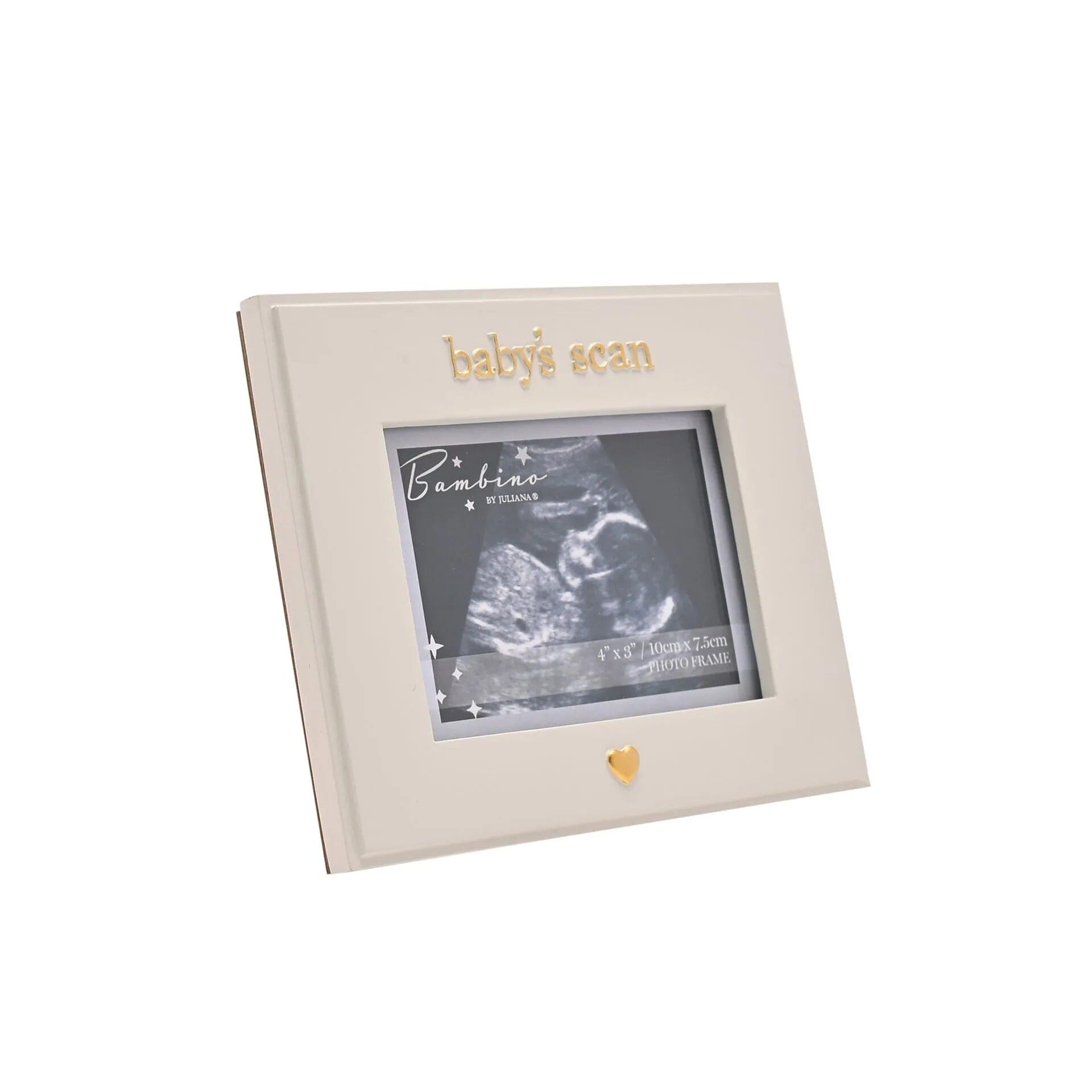 Baby's Scan Cream & Gold Photo Frame Accessories 