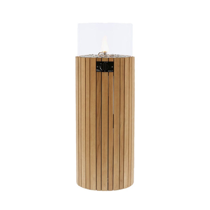 Bali Outdoor Pillar Teak Lantern 