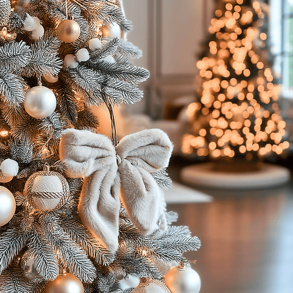 Beige Fluffy Decorative Bow Accessories 