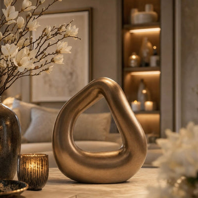Belgravia Abstract Bronze Ornament Accessories 