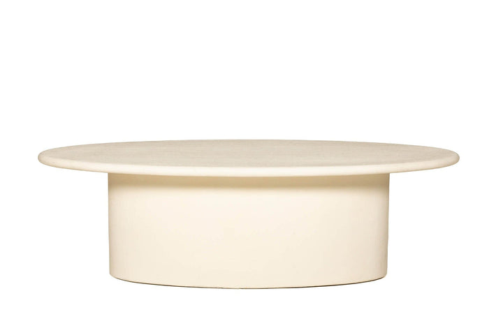 Belle Cream Oval Coffee Table Furniture 