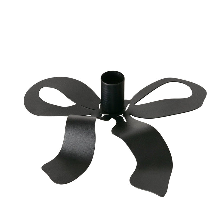 Black Bow Decorative Candlestick Holder Accessories 