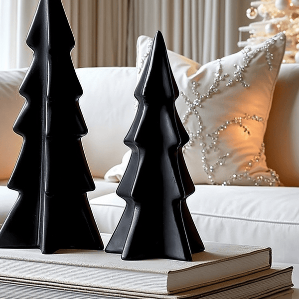 Black Medium Decorative Tree Ornament Accessories 