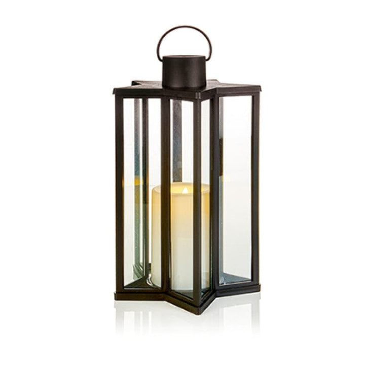 Black Star Shaped Decorative Lantern Accessories 