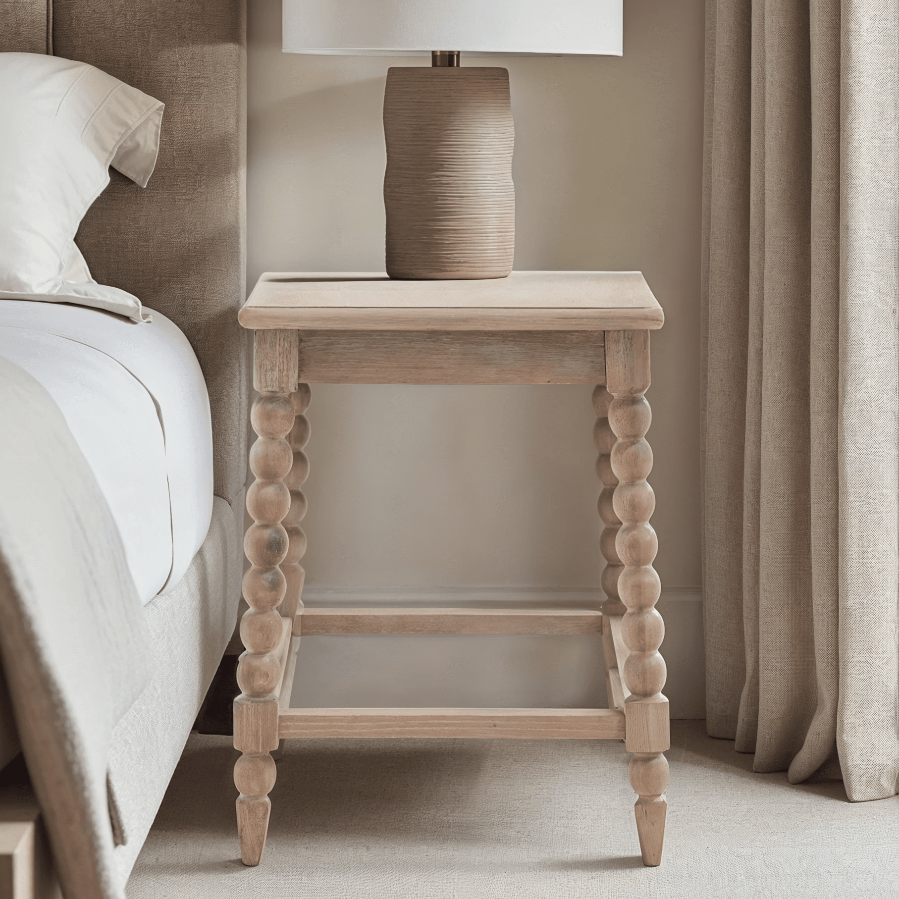 Blenheim Square Oak Side Table Furniture 