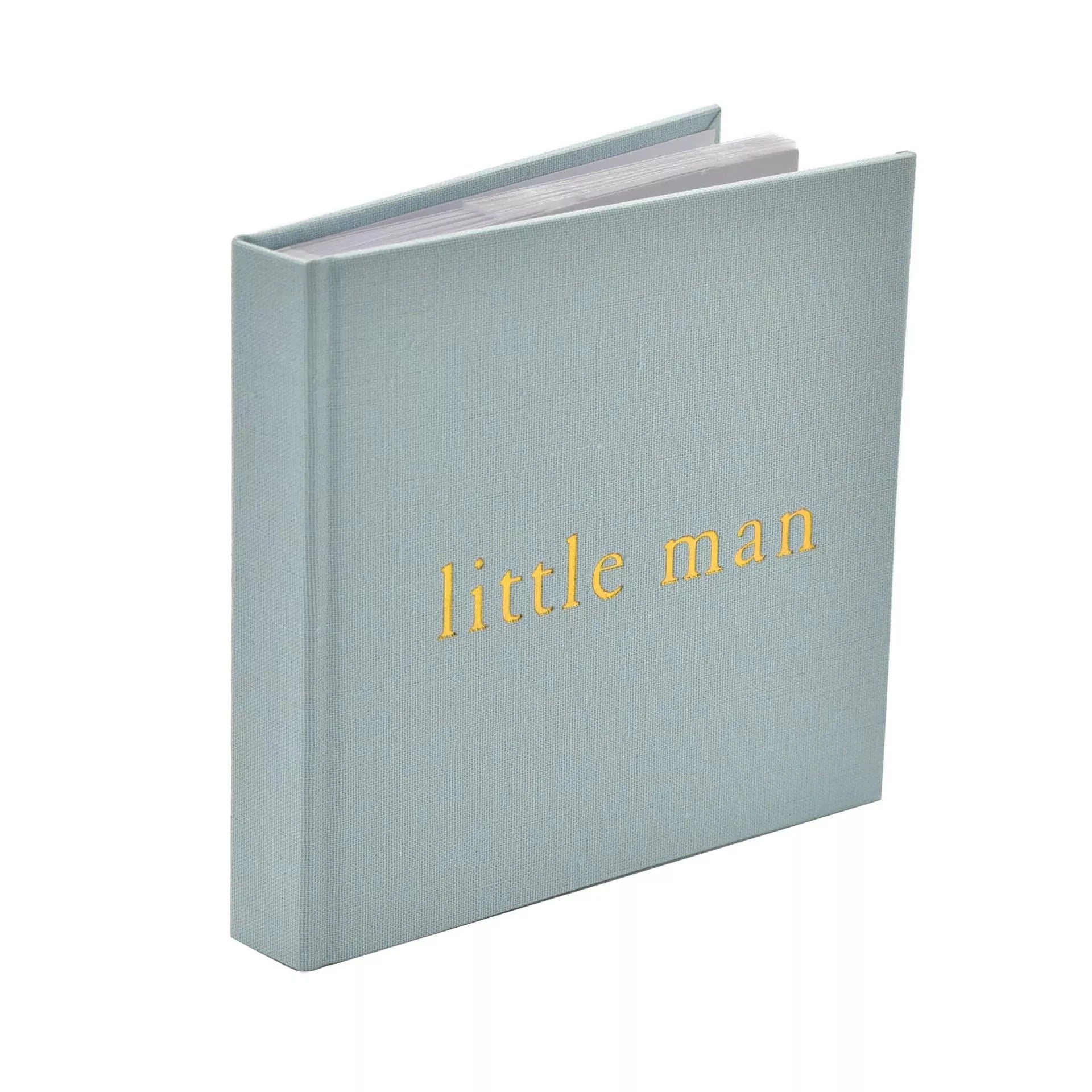 Blue & Gold 'Little Man' Photo Album Nursery 