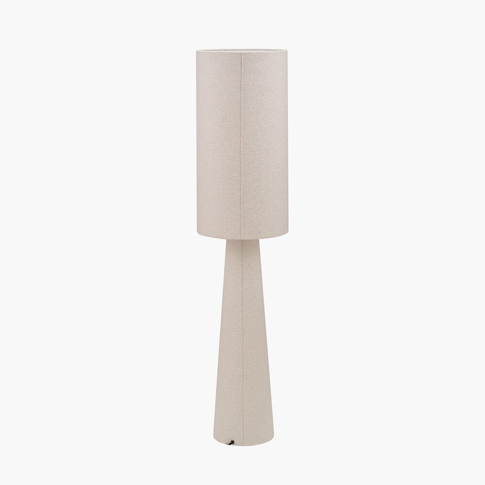 Briony Cream Boucle Fabric Floor Lamp Lighting 