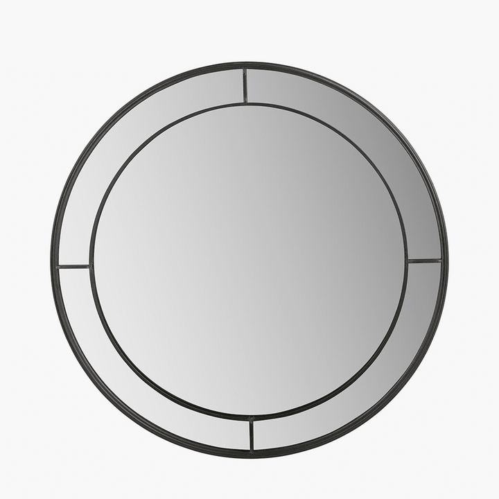 Bronx Large Antique Bronze Round Wall Mirror Accessories 