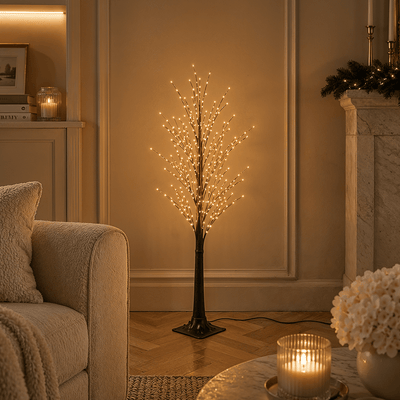 Brown Prelit LED Tree - 120cm Accessories 