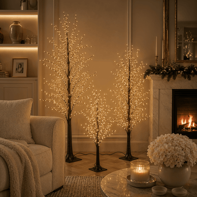 Brown Prelit LED Tree - 150cm Accessories 