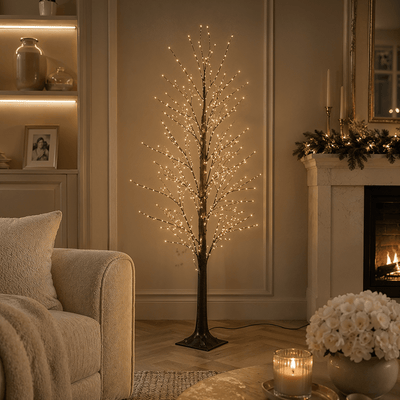 Brown Prelit LED Tree - 180cm Accessories 