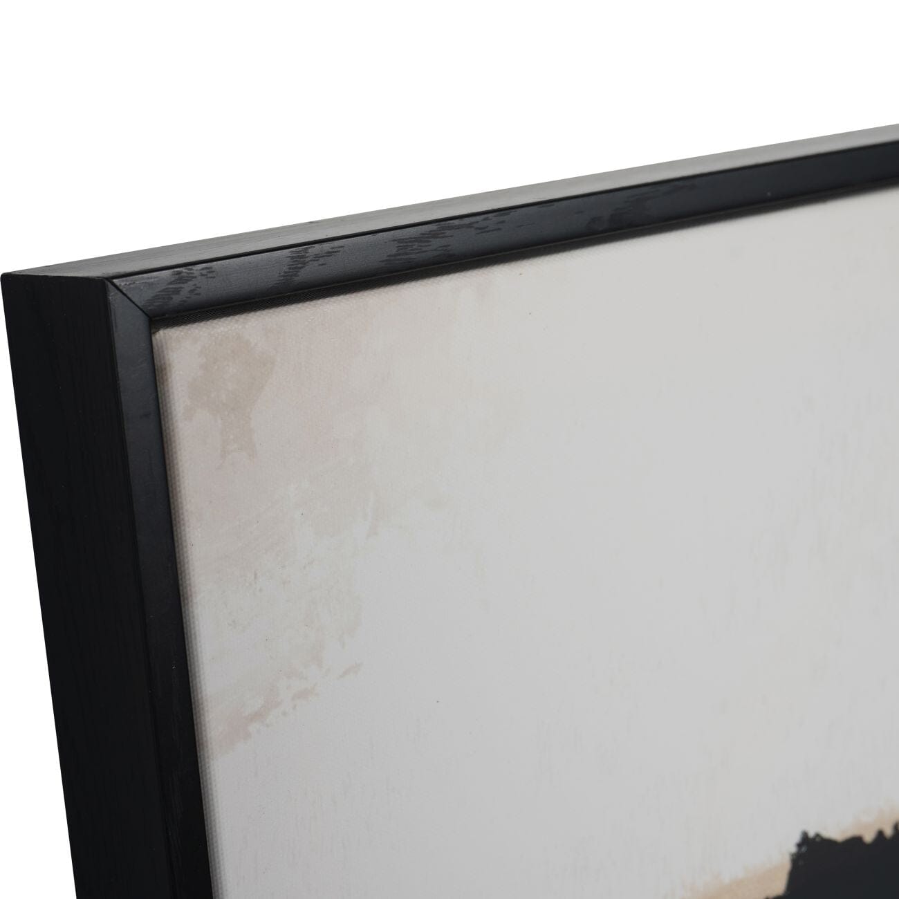 低価格の Monochrome Brushstroke Framed 2 of Set - Art Wall Canvas 額縁