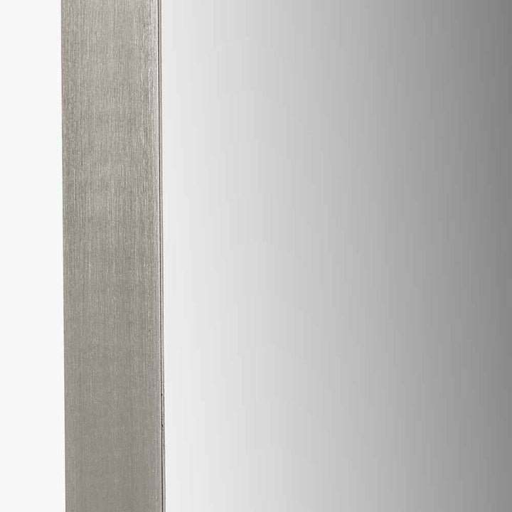Cairns Brushed Silver Arched Floor Mirror Accessories 