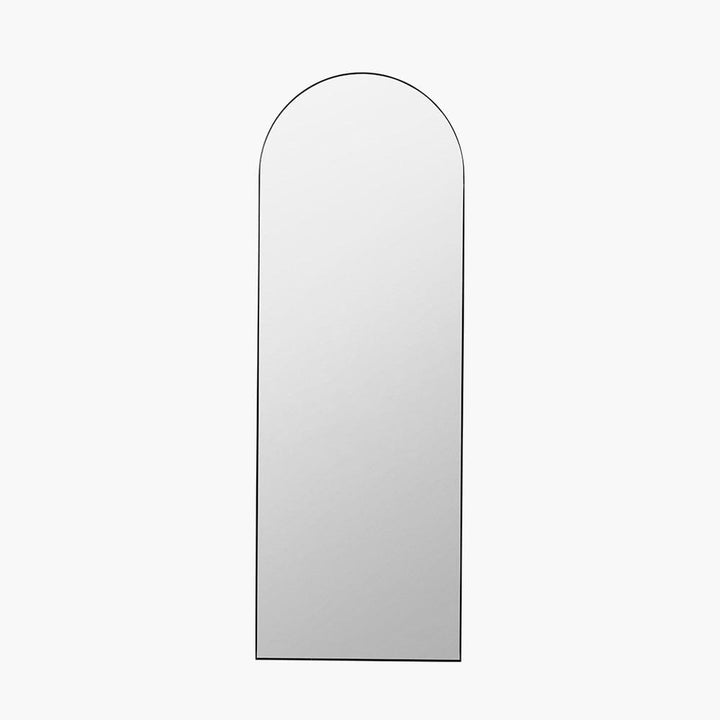 Cairns Brushed Silver Arched Floor Mirror Accessories 