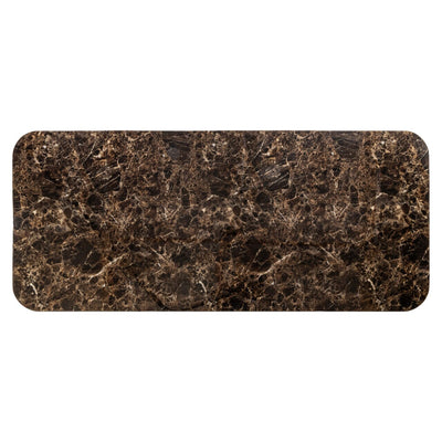 Calvin Dark Chocolate Dining Table with Ceramic Marble Top Furniture 