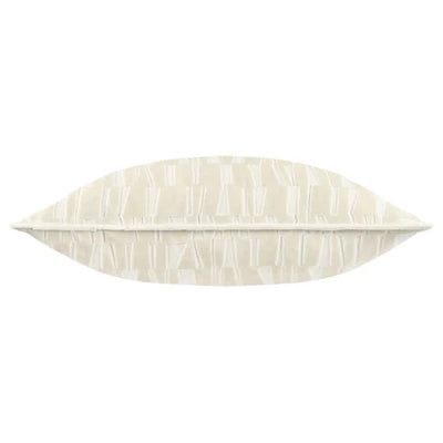 Calypso Ivory Velvet Pattern Cushion Cover - 50x50cm