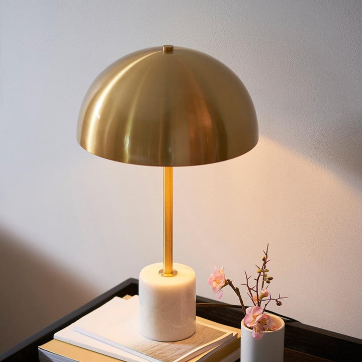 Camilla Gold & Marble Table Lamp Lighting 