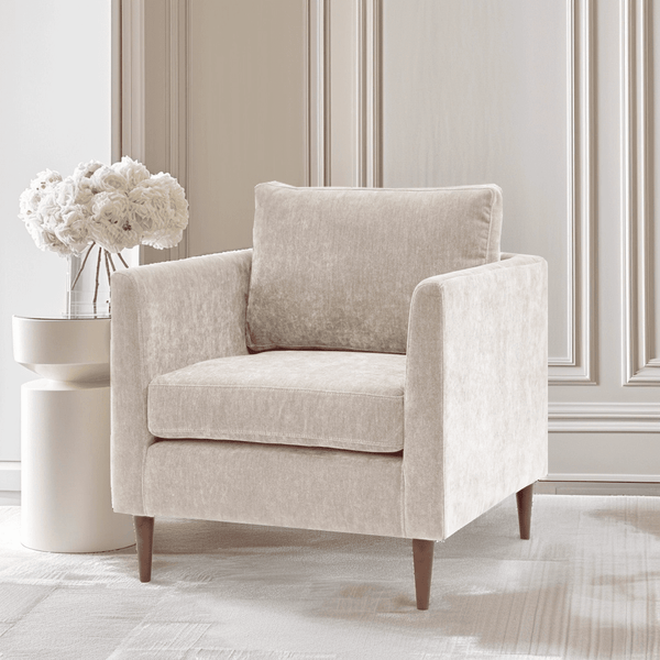 Camley Cream Textured Armchair Furniture 