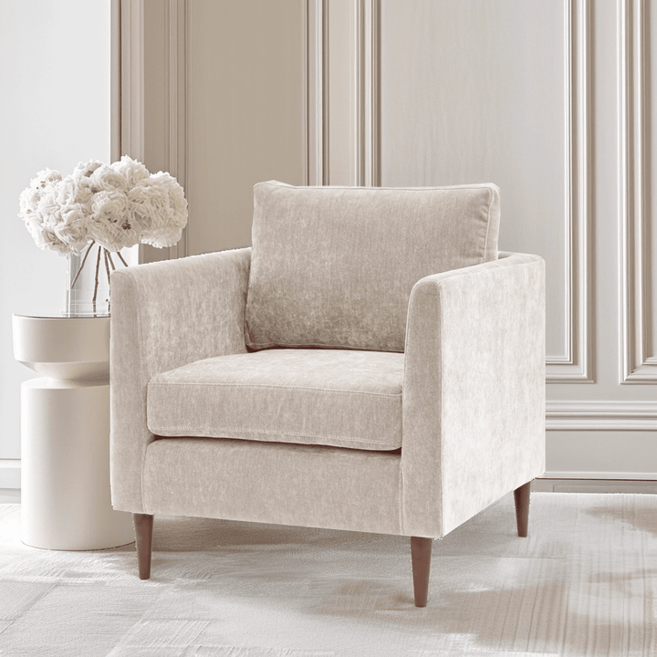 Camley Cream Textured Armchair Furniture 