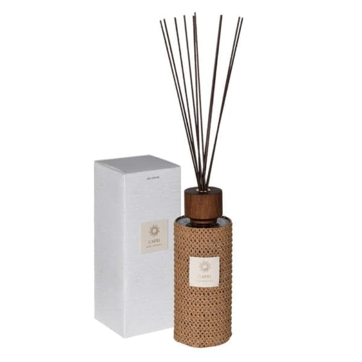Capri Luxury Large Brown Woven Reed Diffuser Fragrance 