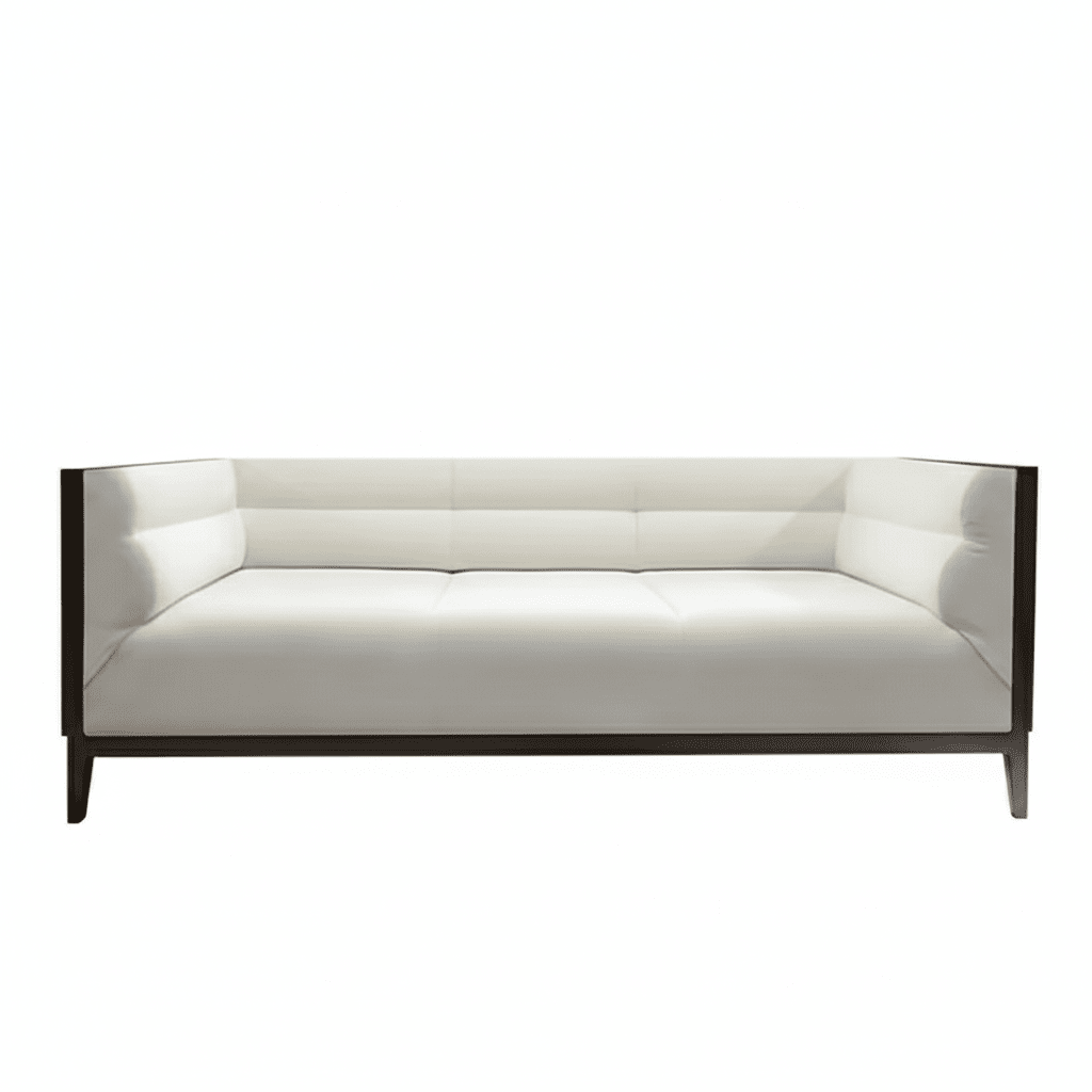 Carina Cream Velvet Sofa Range with Black Plinth Sofa 