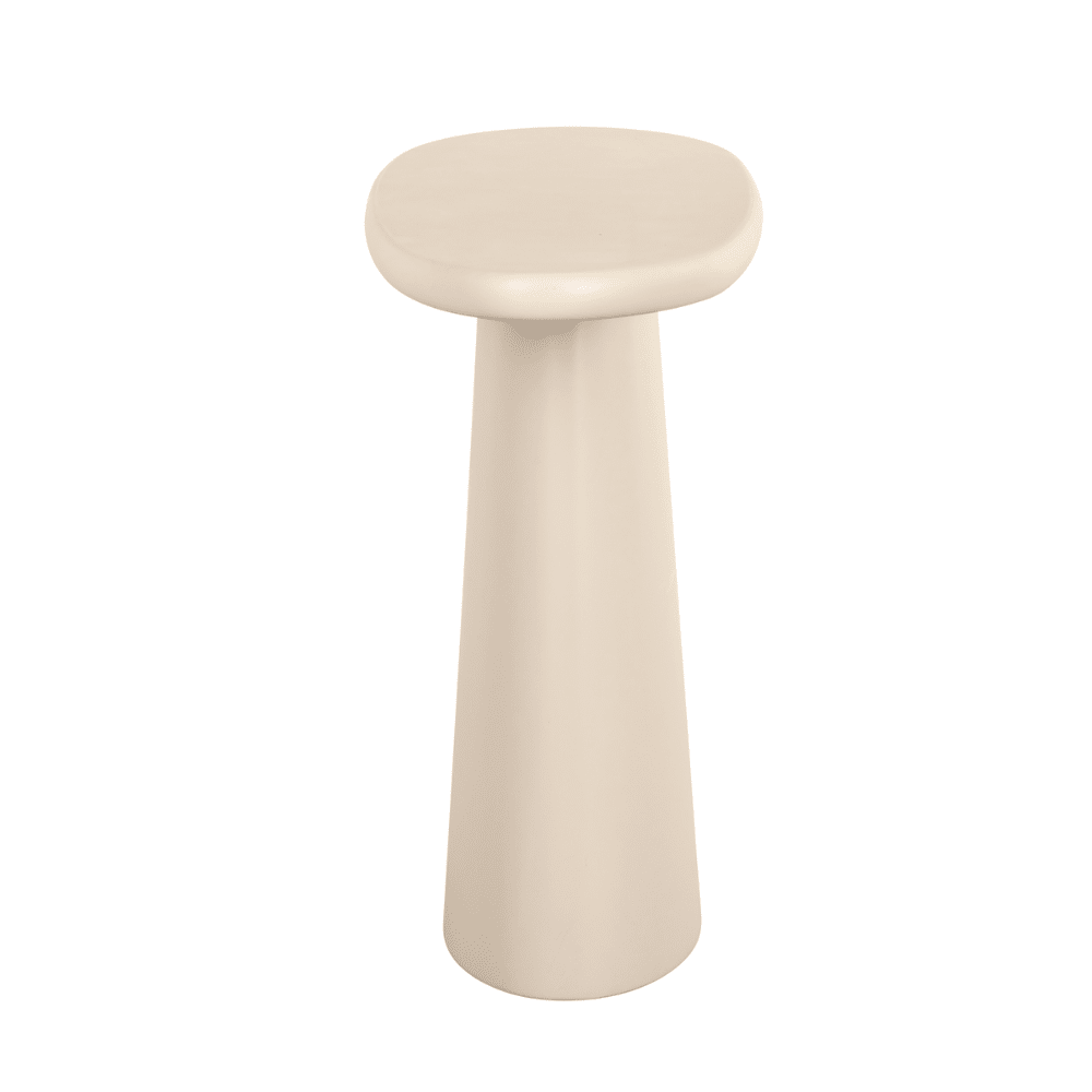 Carys Beige Oval Top Console Table Furniture 