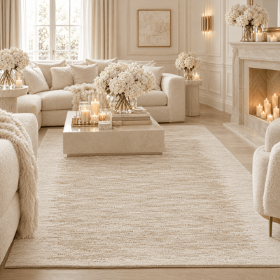 Celia Taupe & Ivory Ombre Rug Textiles 