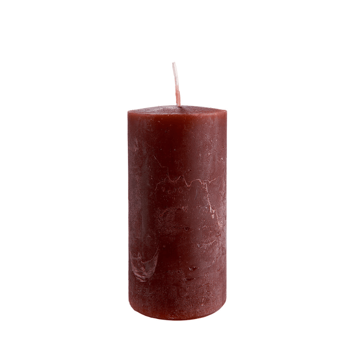 Cerise Medium Burgundy Pillar Candle Accessories 
