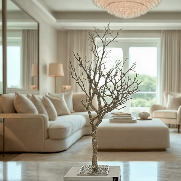 Champagne Decorative Tree Ornament Accessories 