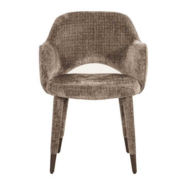 Charlotte Dark Stone Textured Dining Chair Furniture 