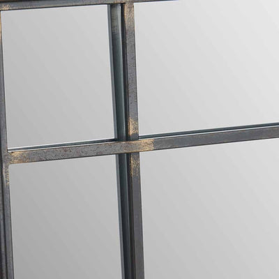 Chester Antique Bronze Square Metal Wall Mirror Accessories 