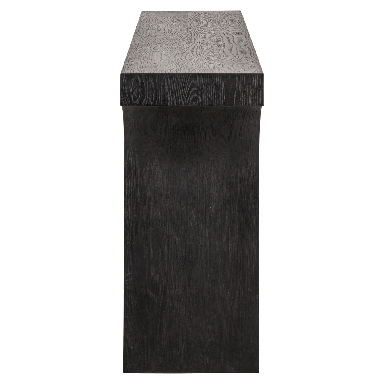 Churchill Black Wooden Arch Console Table Furniture 