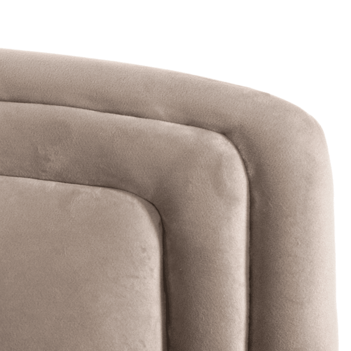 Ciara Taupe Velvet Accent Chair Furniture 