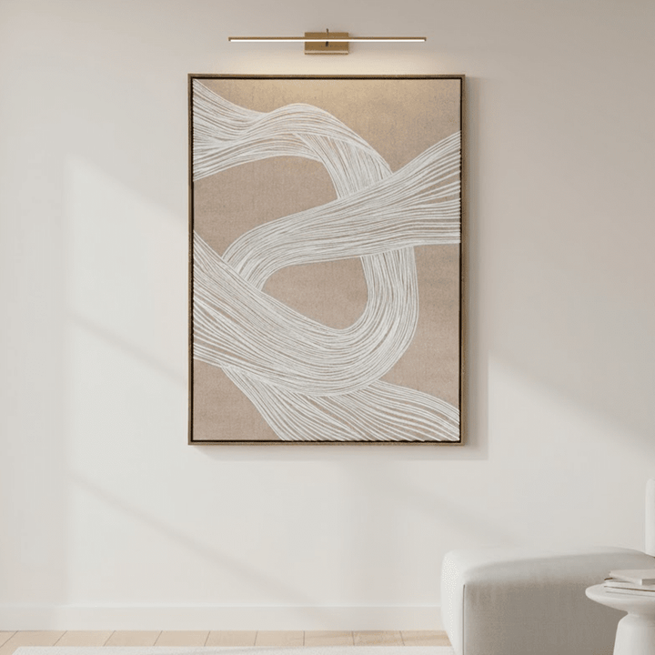 Clay Neutral Abstract Line Art Framed Canvas Wall Art- I Accessories 