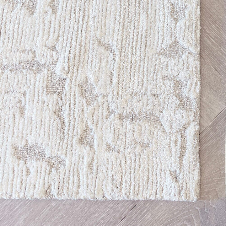 Clearance - Braelyn Ivory & Taupe Abstract Rug - 160 x 221cm Textiles 