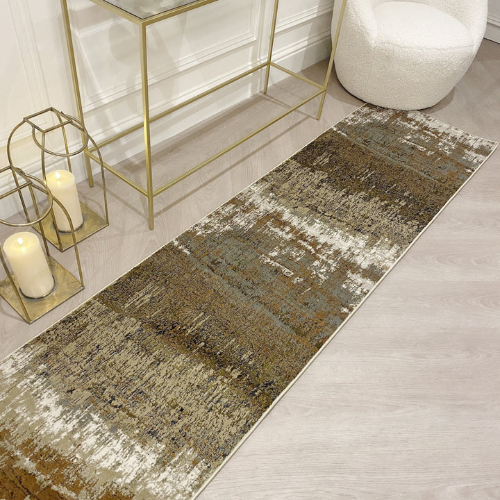 Clearance - Saturn Gold Metallic Runner Textiles 
