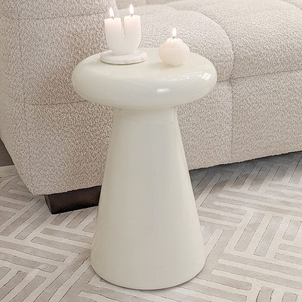 Clearance - Tuscany Cream Round Side Table Furniture 